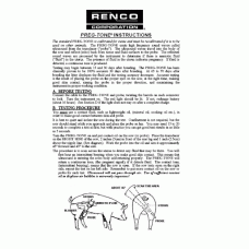 Renco Pregtone Pregnancy Tester - Manual